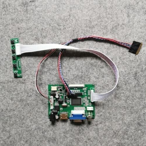 LCD monitor controller drive board LVDS 40 Pin Kit VGA AV notebook 1366*768 Fit NT156WHM/HB156WX1/HT156WXB matrix 60Hz WLED