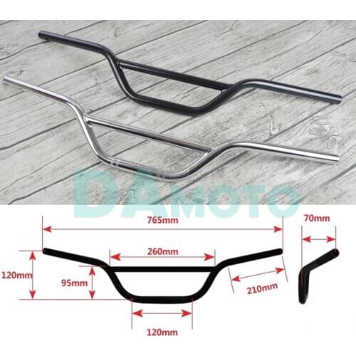 Retro motorcycle modification 22MM handlebars for Tracker.scrambler off-road steering handlebar Cafe razer