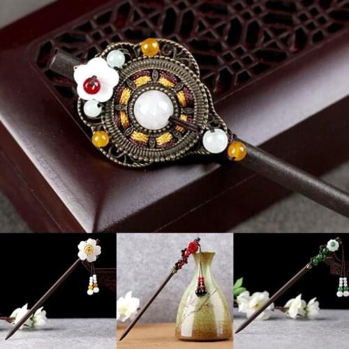 Ancient Style knot Hairpin Retro Headdress Tassel Step Shake Scorpion Hairstick Costume Plate Hair Headdress Chinese Style