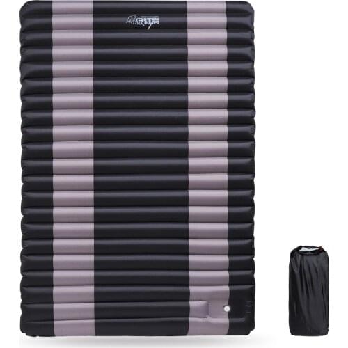 Double Tent Sleeping Cushion self-inflated Camping Air Mattress moisture-proof Picnic Pad Built-in inflator Pump Camp Tent Mat