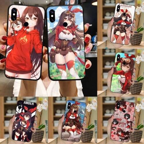 Genshin Impact Amber Phone Case For Xiaomi Mi Redmi Note 7 8 9 pro 8T 9T 9S 9A 10 Lite pro