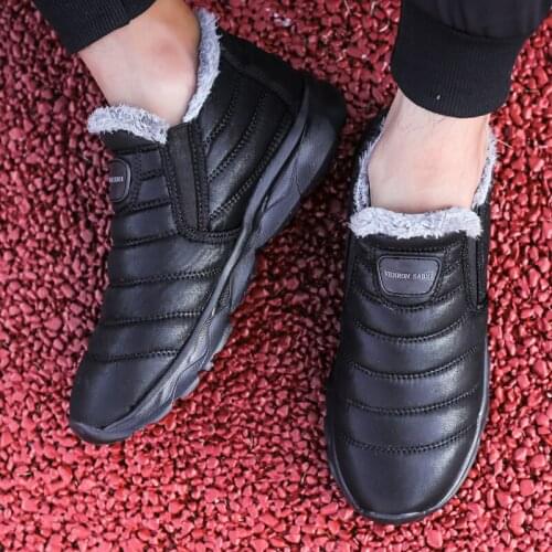 Comfortable unisex boots men winter warm outdoor sports shoes men flat shoes women 2020 new