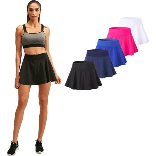 Yoga Skirt-shorts Tennis Skorts Womens Shorts High Waist Dress Golf Wear Badminton Active Shorts Underpant Uniform Girls Suit