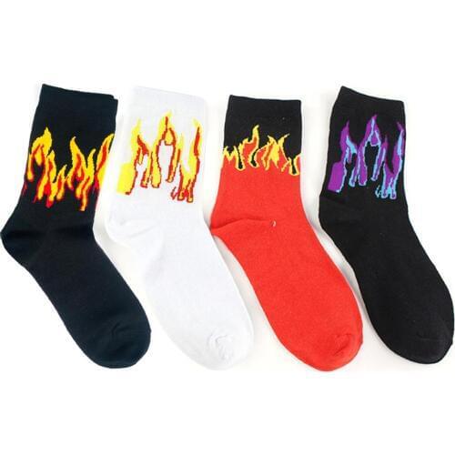 1 Pair Cycling Socks Korea Fashion INS Harajuku Style Cotton Sports Socks For Men Women Outdoor Sport Running Camping Hiking