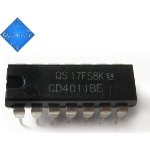 10pcs/lot CD4011BE TC4011BP TC4011 DIP-14 In Stock
