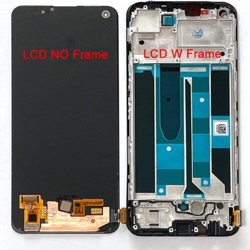 6.4" Original For Oppo Realme 8 RMX3085 LCD Display Screen+Touch Panel Digitizer For Realme 8 Pro 8Pro RMX3081 LCD Frame