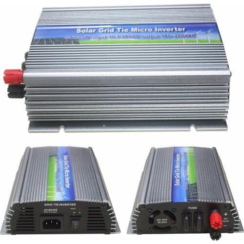 600W 18V Grid Tie Micro Inverter 10.5-28V DC to AC 190-260V 600watt On Grid Tie Inverter for 18V PV module