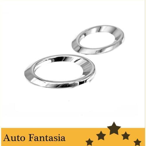 Chrome front fog light cover for Audi Q5 2008 Up -- Free Shipping