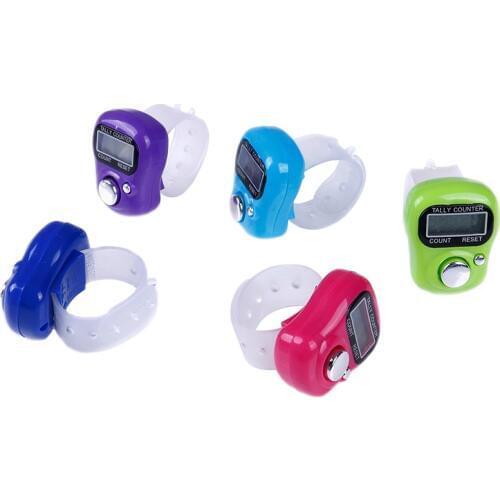 Sewing Tools Accessory Sewing Knitting Ring LCD Electronic Stitch Marker Manual Thumb Counter Row Finger Counter