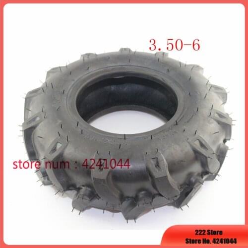 Wear resistant 3.50-6 thickening vacuum tyre for rotary cultivator ATV Quad Lawn Mower Garden Tractor