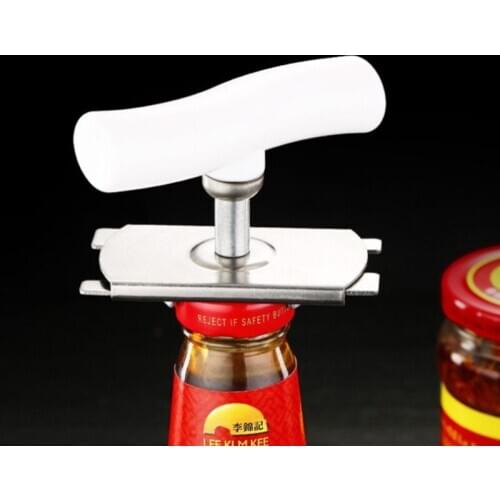 Stainless Steel Can Opener Multifunctional Non-slip Bottle Opener Kitchen Utility Gadget Open Cover Kitchen Cap Opener Household