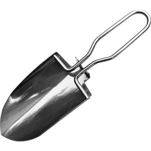 Stainless Steel Trowel Mini Handy Collapsible Folding Shovel Foldable Hand Shovel Lawn Care Outdoor Camping Gardening Tool