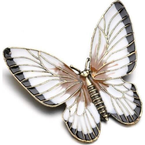 Fashion Women Butterfly Brooches For Women Perfect Rhinestone Crystal Hijab Enamel Pin And Broaches colares Broches Pins Gift
