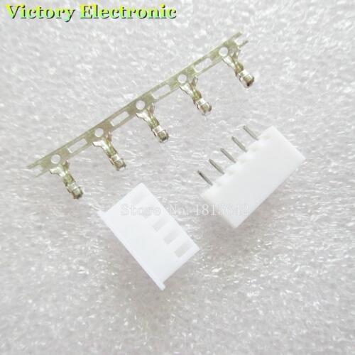 20PCS/LOT XH2.54 Connector Kits 2.54mm Pin Header + 5P Terminal + Housing XH2.54-5P Wholesale