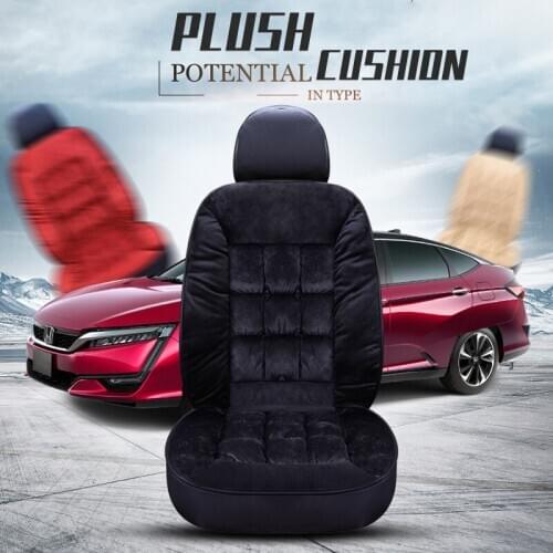 New winter car plush cushion single piece car interior supplies seat plush warm car seat cushion Auto accessories