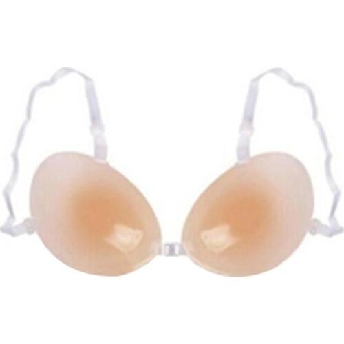 New Arrival Womens Fashion Invisible Strap Breast Enhancer Self Adhesive Silicone Push Bra Size A B C D Up