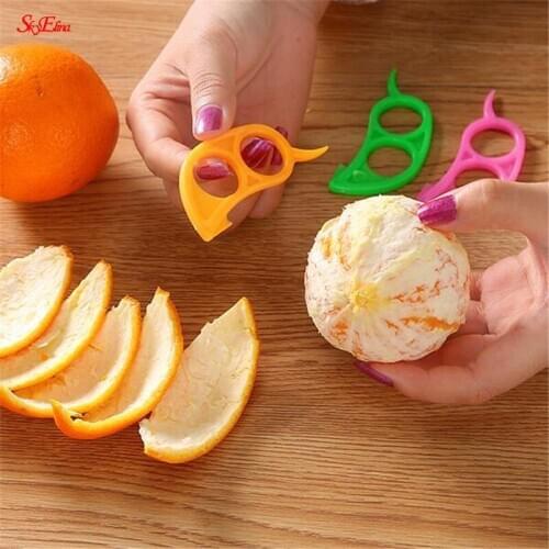 Mouse Shape Lemons Orange Citrus Opener 7.5x2.5cm Peeler Remover Slicer Cutter Quick Stripping Kitchen Tool 5Z