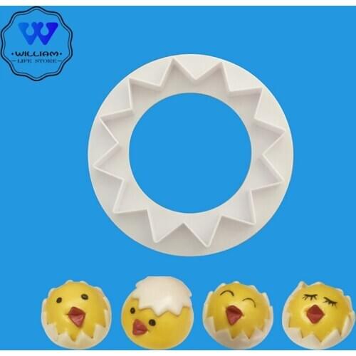 Easter Egg 3d Cake Mold Fondant Cake Decorating Tools DIY Plastic Chocolate Mold Cookie Candy Molds Cake Baking Pastry Tool