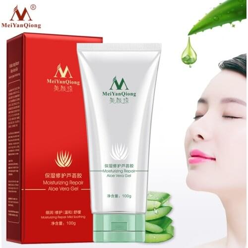 100g Aloe Vera Face Cream Soothing Gel Repair Moisturizing Acne Whitening Gel Natural Plant Extract Nourishing Face Skin Cream