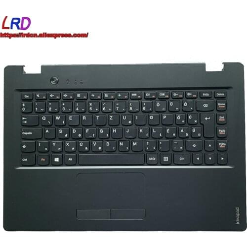 Hungarian Keyboard with Shell C Cover Palmrest Black Upper Case Touchpad for Lenovo Ideapad 100S-14IBR Laptop 5CB0K65032