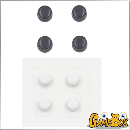 1set/4pcs Original Screws Hole Cover For Nintend New 3DS Front Screw Rubber Feet Cover for New 3DS Game Console Replacement