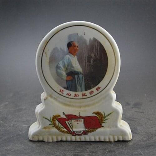 Antique Collection Old Chinese porcelain statue,Mao ze-dong