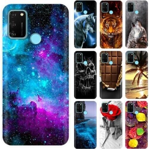 For Huawei Honor 9A Case Silicone TPU Covers Phone Case for Honor 9A Cover Honor9A 9 A MOA-LX9N Etui Protective Coque 6.3 inch