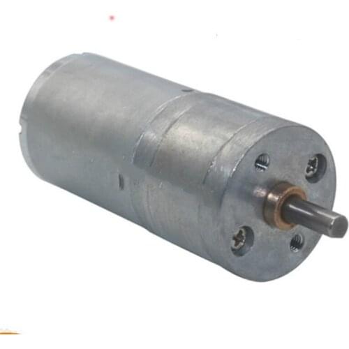 DC6V12V24V 12-1360rpm Gear Reduction Motor Reversible low speed High Torque Turbo Geared Motor Model car tractor motor