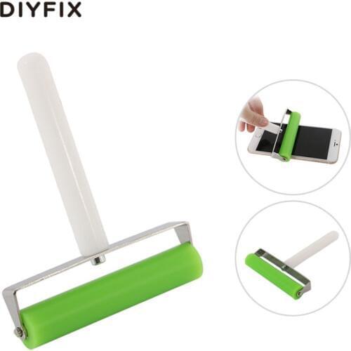 DIYFIX 10cm 4" Silicone Roller Tool Mobile Cell Phone Screen Protector Pasting Roller Wheel LCD OCA Polarizing Tools