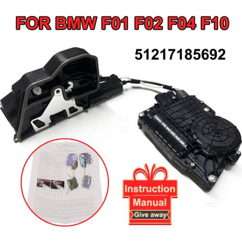 Front Right Soft Close Door Lock Actuator Motor 51217185692 for BMW X5 X6 F10 F02 750i M5 528i Car Accessories