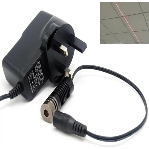 Focusable 650m 660nm 100mW Red Laser Line Module 14.5x45mm