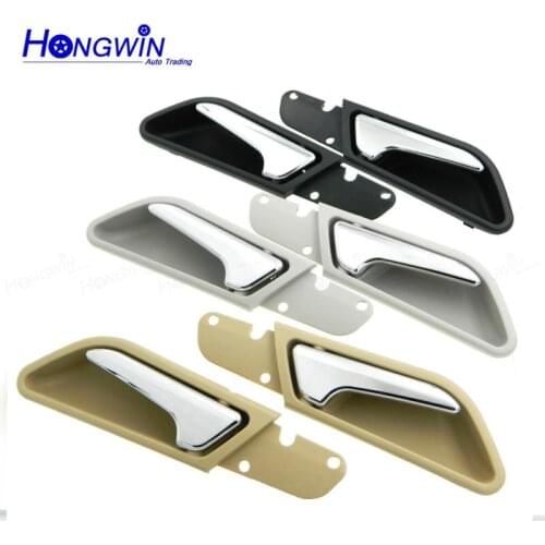 Chromed Car Inner Interior Door Handles for Mercedes-Benz A-Class W169 B-Class W245 Panel Trim Pull Bar Left Right Front Rear