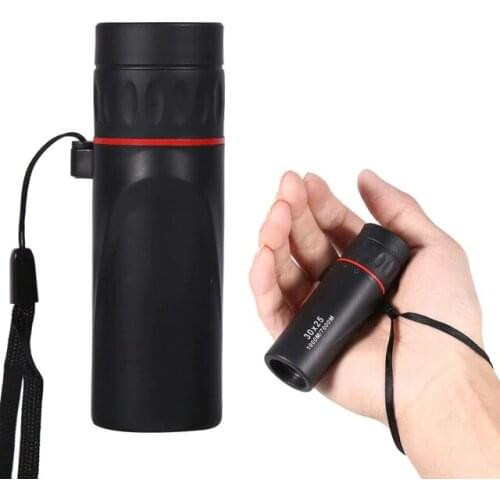 30x25 Mini Pocket Monocular Telescope Hunting Spotting Upgrade Handheld for Tourism Sightseeing Concerts Fishing Sailing Maifeng
