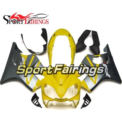 Motorcycle Injection ABS Full Fairing Kit For Honda CBR600 04-07 Year F4i 2004 2005 2006 2007 Yellow Silver Fairings Full Cover
