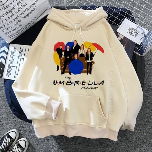 Funny Umbrella Academy Hoodies Men Kawaii Harajuku Warm Sweatshirt Diego Cha-Cha Graphic Streetwear Male