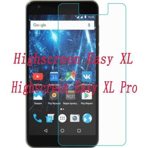 Tempered Glass Film FOR Highscreen Easy XL / XL Pro Screen Protector Premium Scratch-proof Protective Front Glass Film