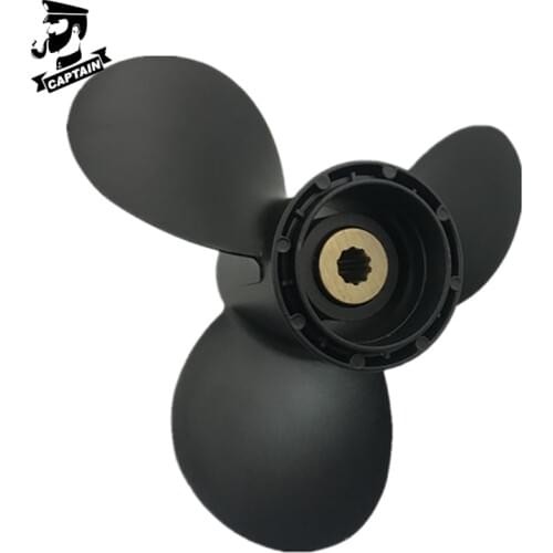 Captain Propeller 10 1/4x12 58100-96430-019 Fit Suzuki Outboard Engine DF20/25 V-twin DT25C DT30C DF25 DF30 DT20 DT25 10 Spline