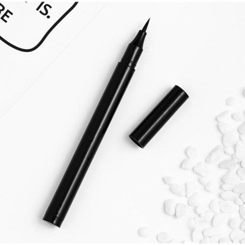 Professional Black Eyeliner Quick-drying Waterproof Pen Long-lasting Not Blooming Liquid Lady Eyeliner Smooth Makeup Tool