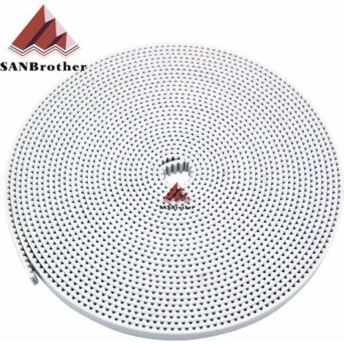 PU with Steel Core GT2 Belt 2GT Timing Belt Width 6mm for 3D printer parts Anti-wear Reinforce Open Belt