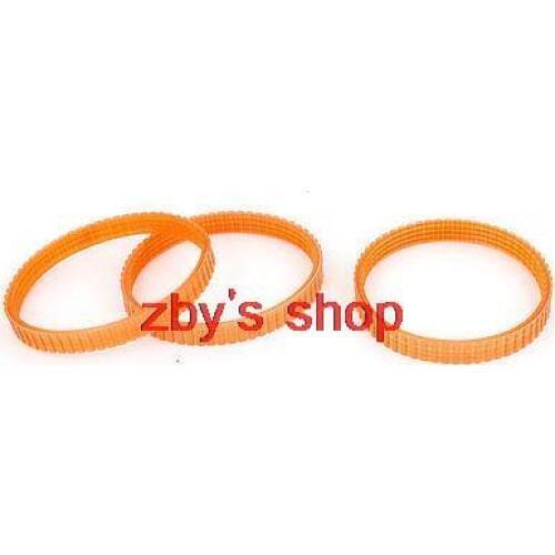 3PCS PU Approx 70mm Inner Diameter Electric Planer Drive Driving Belt for Makita 1900B
