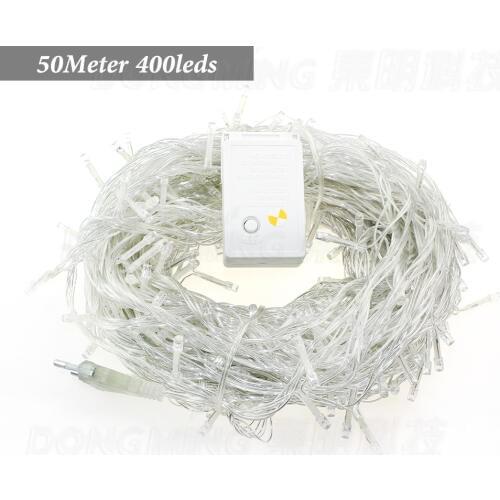 50M 500LEDS led christmas lights 220v/110V wedding decoration Twinkle lights outdoor string lights led