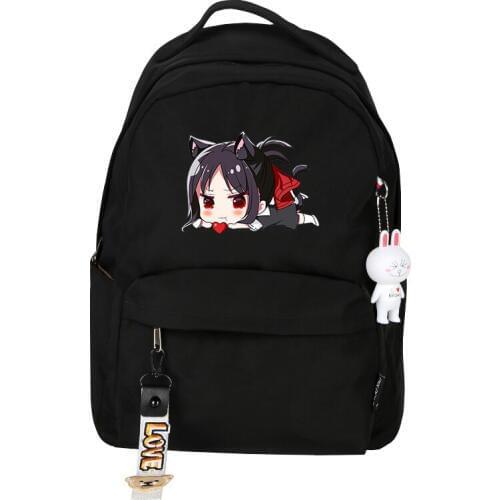 2020 Anime Kaguya-sama: Love Is War School Backpack for Teenage Girls Boys Bag Travel Shoulder Backpack Women Backpack