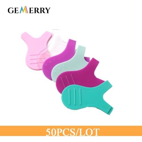 50 Pcs Y Shape Eyelash Brush Reusable Plastic Clean Grafted Eyelashes Lifting Curler Eyelash Extension Perm Eyelash Comb Tools