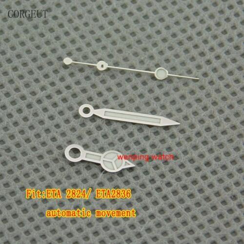 Luminous watch hands fit NH35 NH36 OT ETA2824 ETA2836 OR Mingzhu DG2813,DG 3804 miyota 8215 movement watch accessories