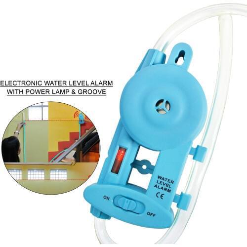 Water Level Tester w/ Alarm, LED Light & Line Indicator for Concrete Fence Decks Wall Mount