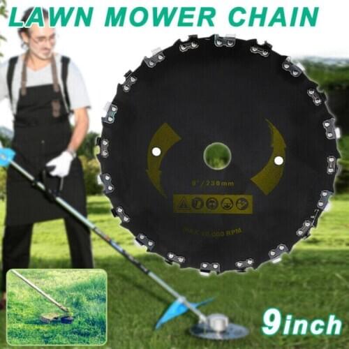 1Pcs 9 Inch 20-tooth Heavy Duty Brushcutter Blade Grass Trimmer Head 10000 RPM Lawnmover Machine For Cutting Trees Shrub