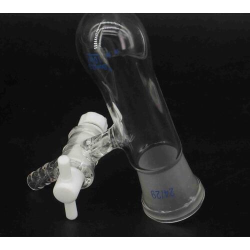10ml PTFE Reactor Rotary Evaporator Joint 24/29 GG17 Glass Flask Round Bottom Long Neck Labware