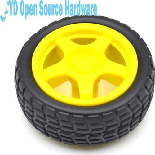 2pcs supporting wheels smart car chassis,Tire, robot car wheels for arduino