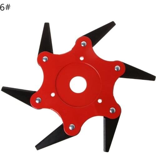 3T 6T Blade Manganese Steel Razor Mower Grass Trimmer Head Cutter Blade For Garden Lawn Machine Accessories Power Tools