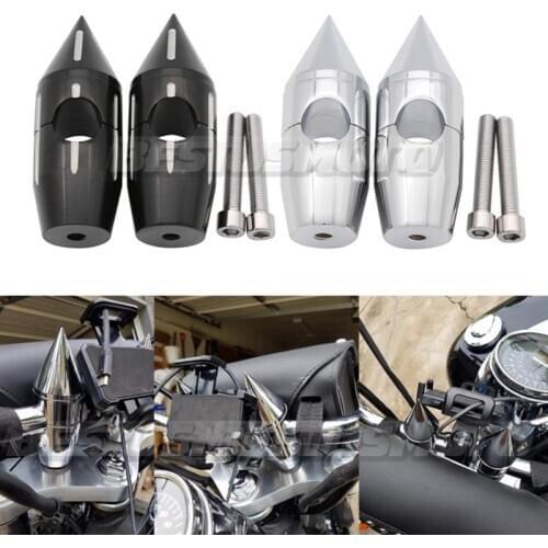 7/8 1" 22MM 25MM Motorcycle Handlebar Risers For Harley Honda Suzuki Yamaha Kawasaki Cruisers Choppers Metrics